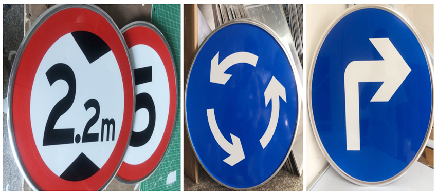 圆形交通标识牌制作工艺是怎样的？