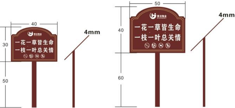 斜面牌尺寸