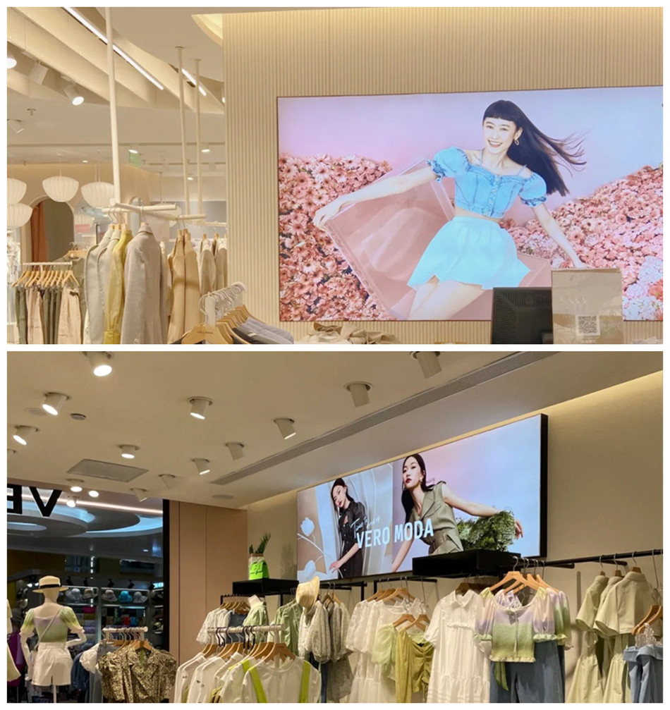 VERO MODA服装店软膜灯箱展示效果图