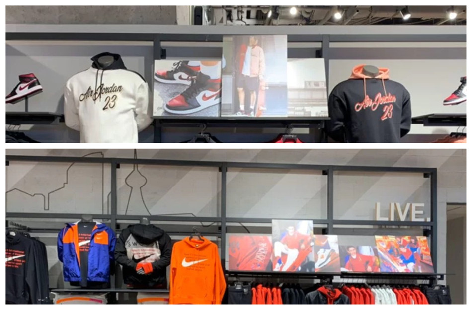 耐克服装店写真海报画面展示效果图