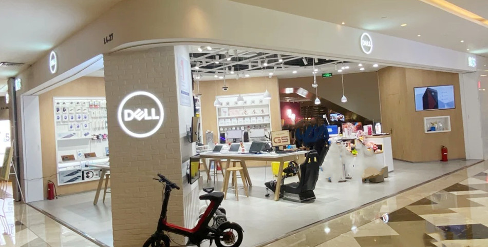 戴尔（DELL）电脑办公店整体展示效果图