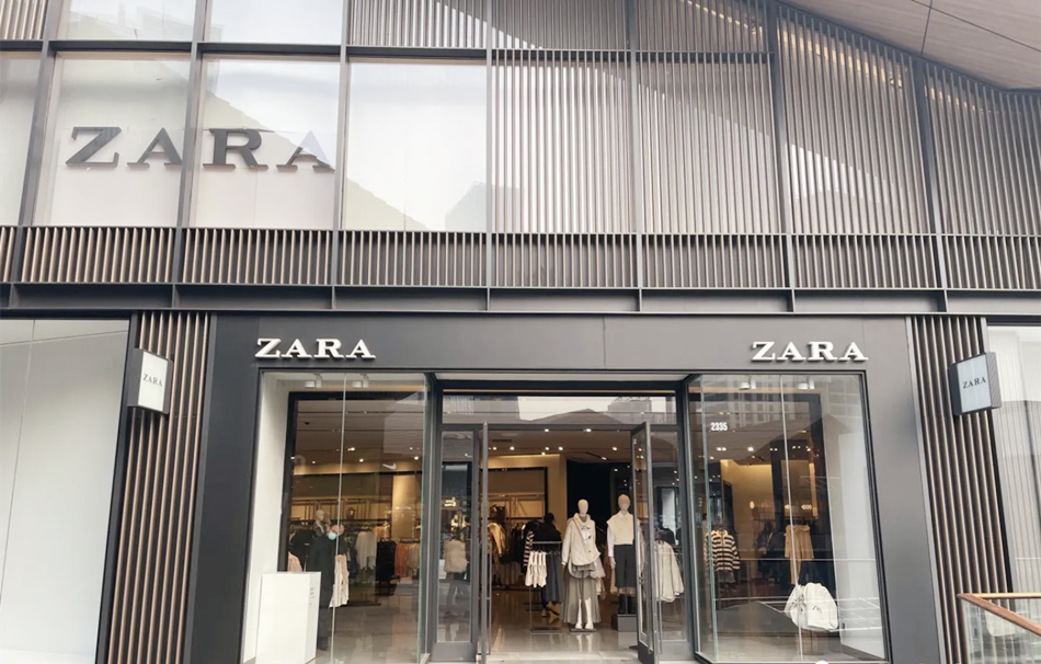 《ZARA》服装店整体展示效果图