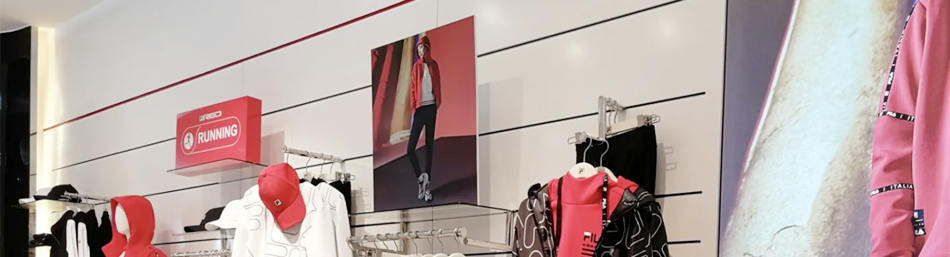 FILA斐乐服装店KT板裱板画展示效果图