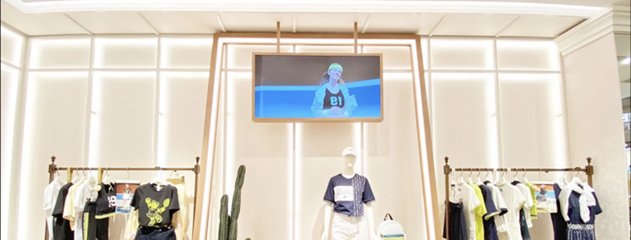 学院风（Teenie Weenie）甜维你服装店LED显示屏展示效果图