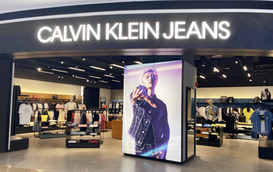 Calvin Klein jeans（CK Jeans ）服装店整体展示效果图